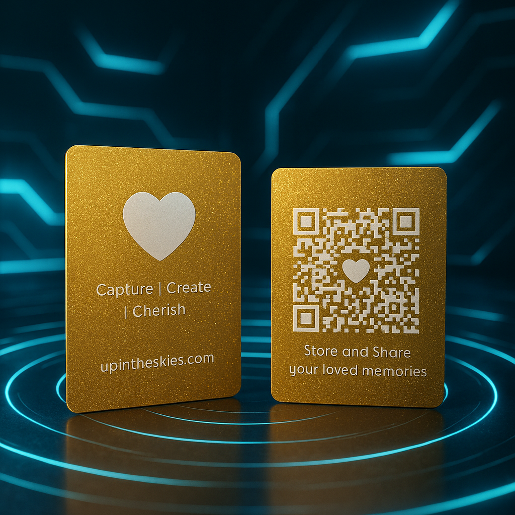 Metallic Memory Card in premium packaging